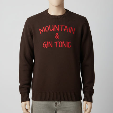 Maglione Uomo Marrone Mountain & Gin Tonic |