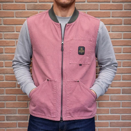 Gilet Uomo Rosa e Nero | RefrigiWear