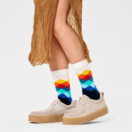 Faded Diamond - Calzini a rombi in cotone | Happy Socks