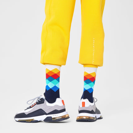 Faded Diamond - Calzini a rombi in cotone | Happy Socks