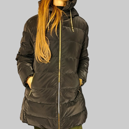 Piumino  con Cappuccio e Coulisse a Catena - Gaudì