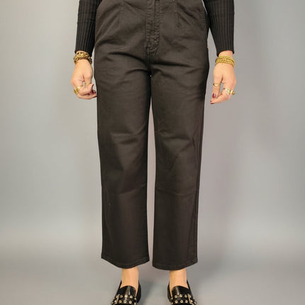 Pantaloni  Neri a Gamba Dritta | Gaudì