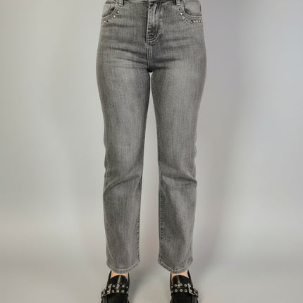 Jeans Straight con Borchie | Gaudì