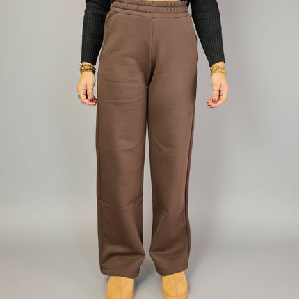 Pantalone Palazzo a Vita Alta in Cotone | Hinnominate