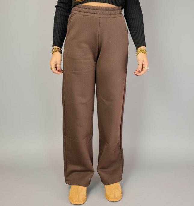 Pantalone Palazzo a Vita Alta in Cotone | Hinnominate