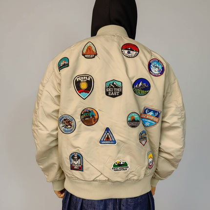 Bomber foderato con patch - Berna