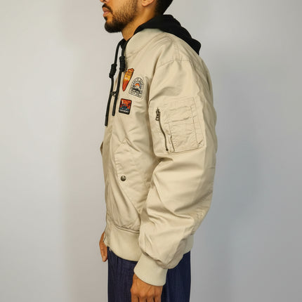 Bomber foderato con patch - Berna