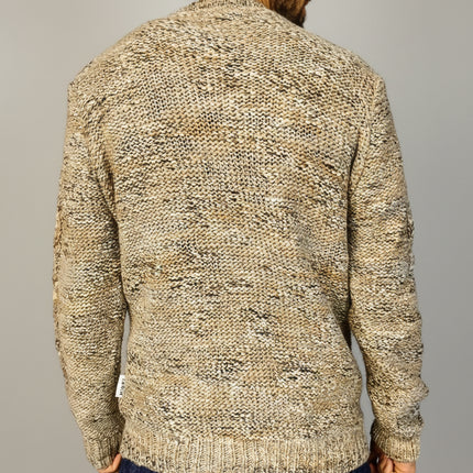 Maglia Girocollo a Trecce Multicolor - Berna