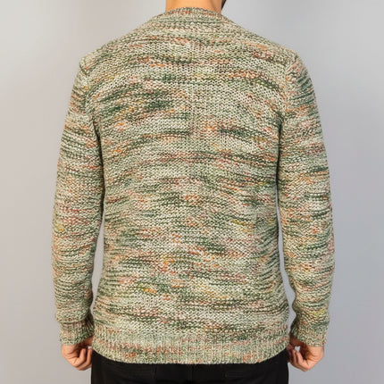 Maglia Girocollo a Trecce Multicolor - Berna