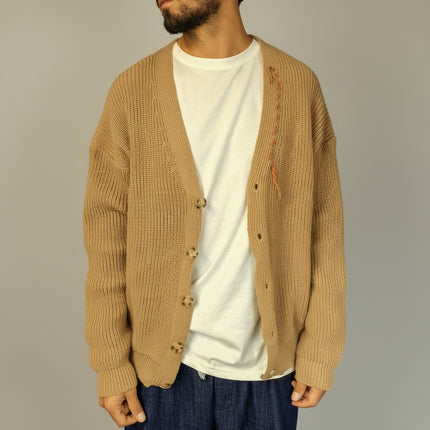 Cardigan Maxi Jacquard Over - Berna