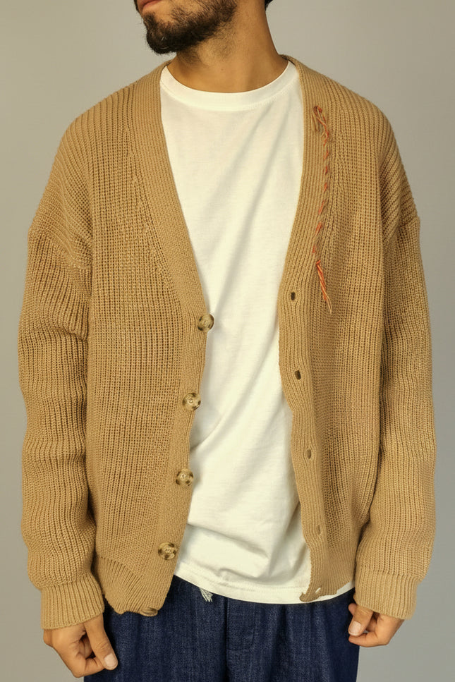 Cardigan Maxi Jacquard Over - Berna