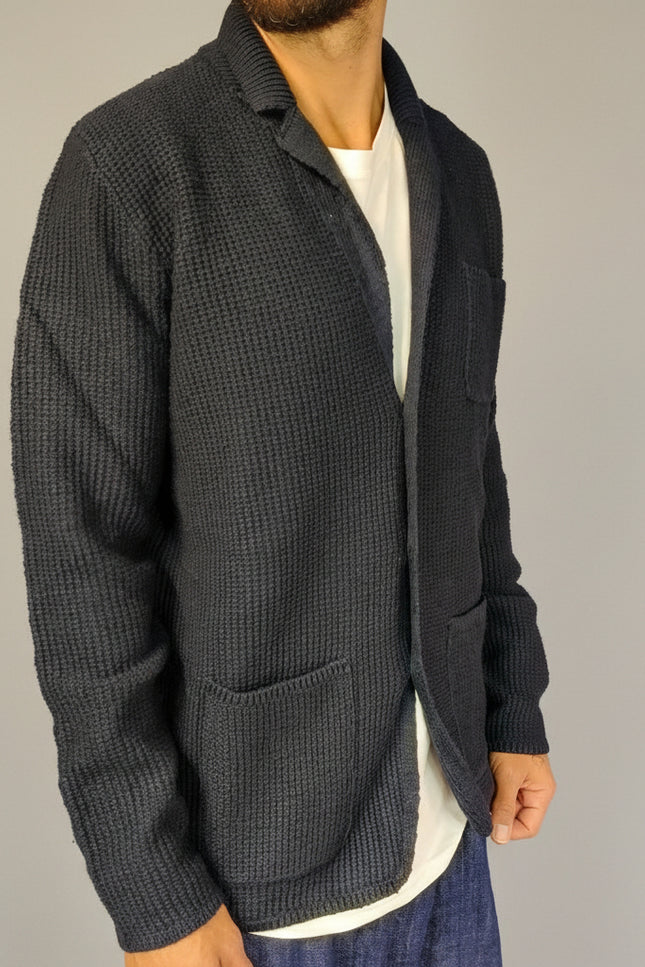 Cardigan in Misto Lana con Scollo a V - Berna