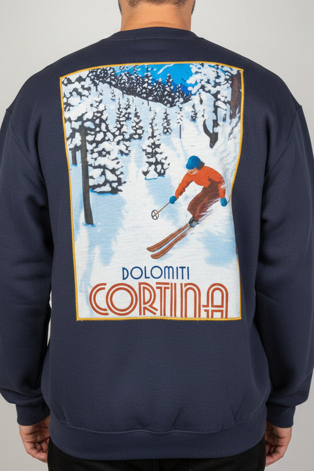 Felpa con stampa Cortina - Berna