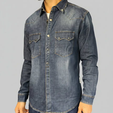 Camicia Western in Jeans - Berna