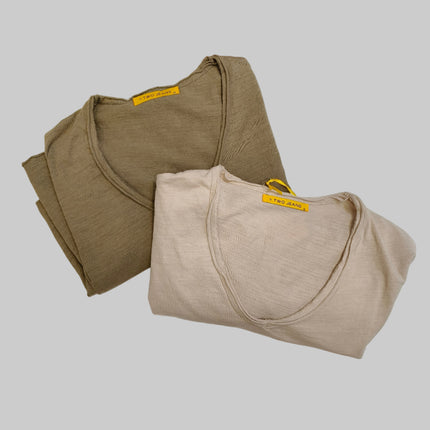 T-Shirt Uomo Scollo a V in Cotone