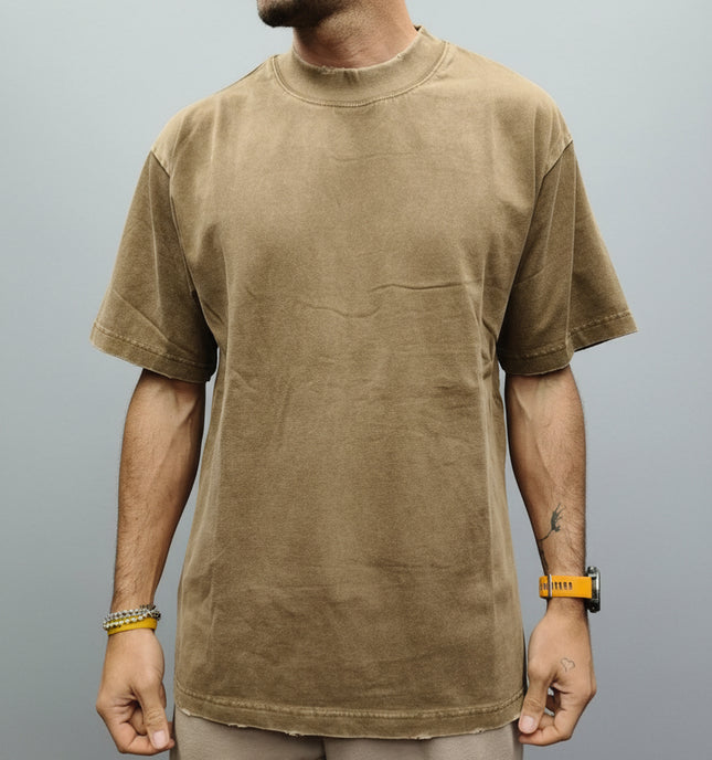 T-Shirt Uomo in Cotone – Effetto Vintage