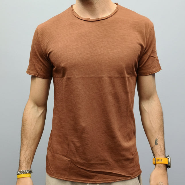 T-shirt Uomo in Cotone Lavato
