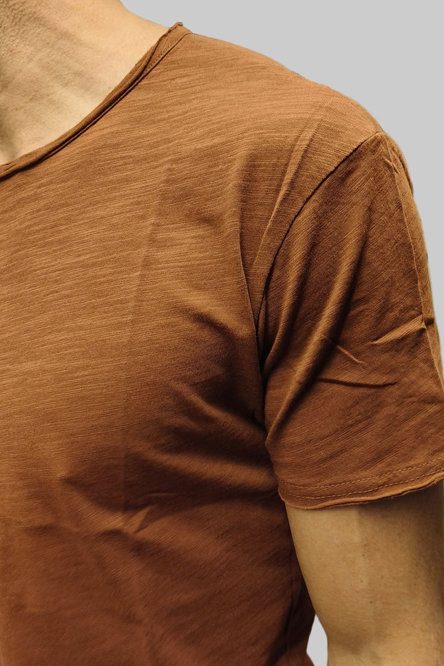 T-shirt Uomo in Cotone Lavato