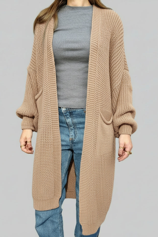 Cardigan Lungo Donna Taglia Unica