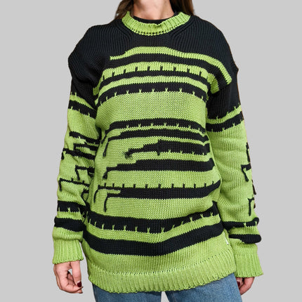 Maglione a Righe Oversize | Berna