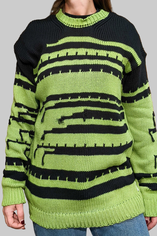 Maglione a Righe Oversize | Berna