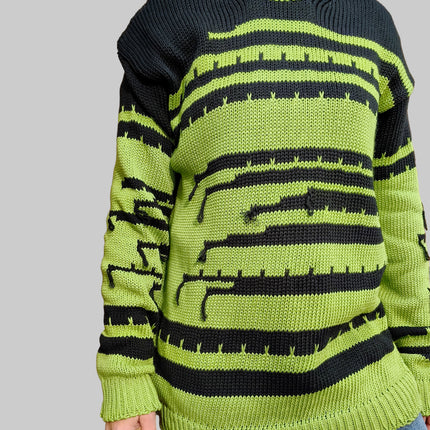 Maglione a Righe Oversize | Berna