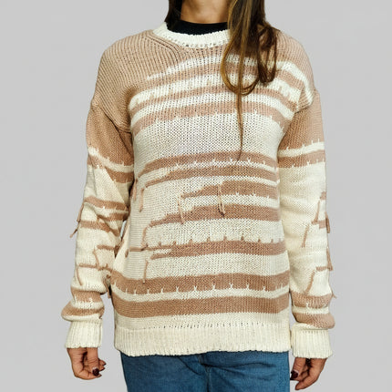 Maglione a Righe Oversize | Berna