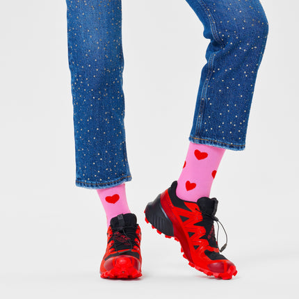 Heart Sock - Calzini Rosa | Happy Socks