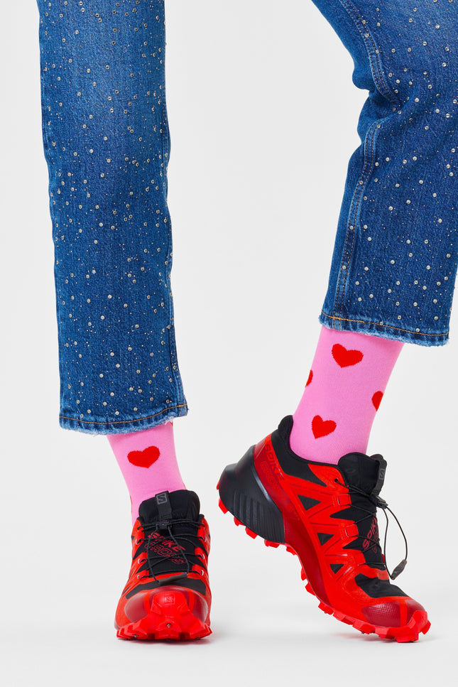 Heart Sock - Calzini Rosa | Happy Socks