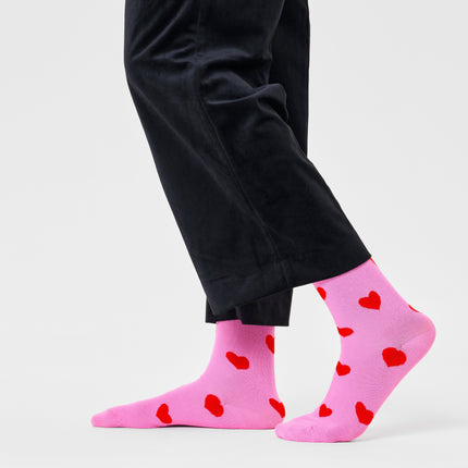 Heart Sock - Calzini Rosa | Happy Socks