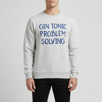 Felpa Unisex “Gin Tonic Problem Solving”
