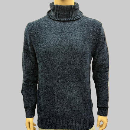 Maglione Uomo Collo Alto in Maglia
