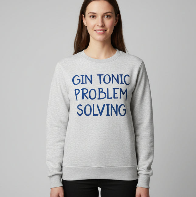 Felpa Unisex “Gin Tonic Problem Solving”
